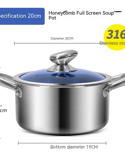 Stainless Steel Soup Pot Non-stick