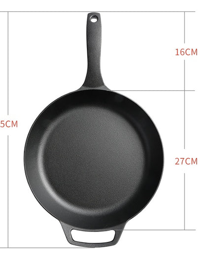 Thick cast iron pan