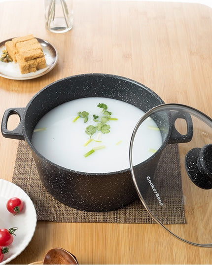 German Medical Stone Soup Pot Binaural Non-stick Pan