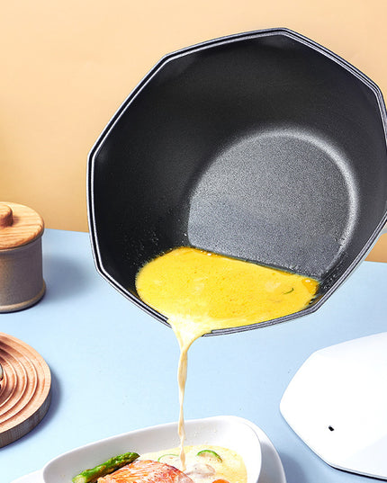 Wok Cooking Pot Household Maifan Stone Non-stick Frying Pan Without Oil Smoke Gas and Induction Cooker Cookware