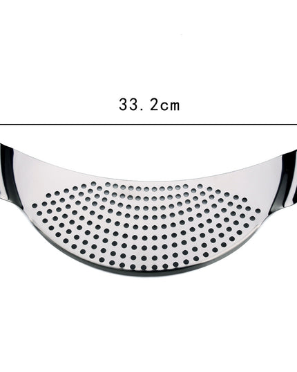 Stainless Steel Water Filter Drain Water Filter On The Side Of The Pot Creative Noodle Vegetable Pour Vegetable Filter Baffle Drain