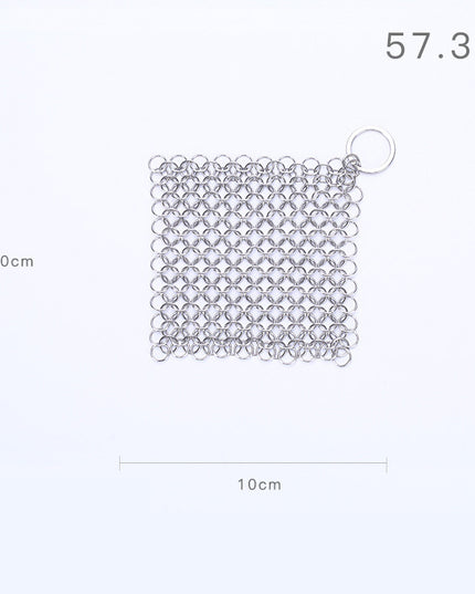 316 Cast Iron Cleaner Kitchen Rust Pot Pans Cleaning Scrubber Steel Rust Remover Scraper Brush Kit Metal Cleaning Brush