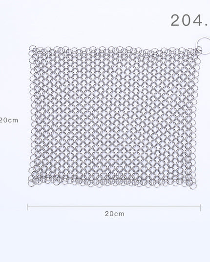 316 Cast Iron Cleaner Kitchen Rust Pot Pans Cleaning Scrubber Steel Rust Remover Scraper Brush Kit Metal Cleaning Brush