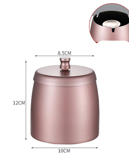 Stainless Steel Ashtray With Lid