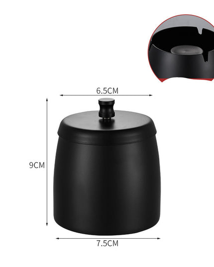 Stainless Steel Ashtray With Lid