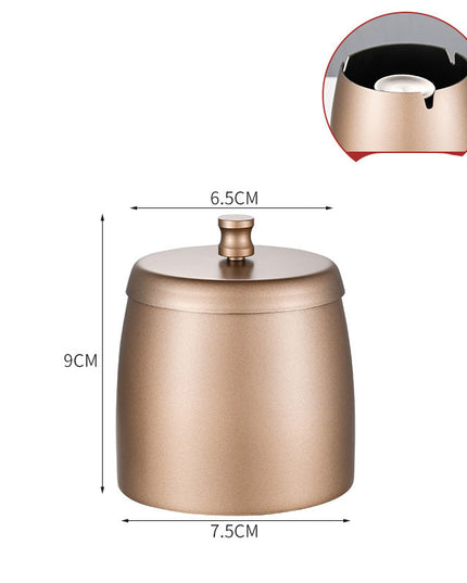 Stainless Steel Ashtray With Lid
