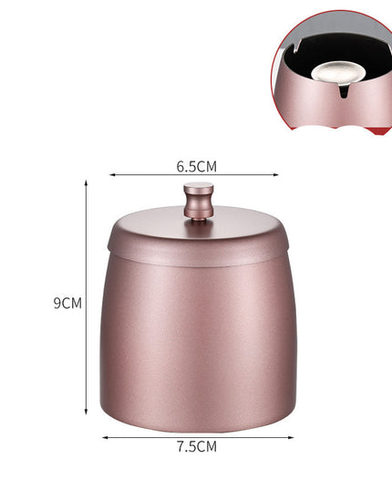 Stainless Steel Ashtray With Lid