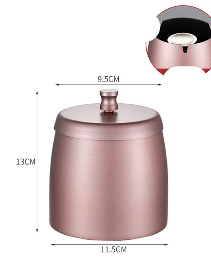 Stainless Steel Ashtray With Lid