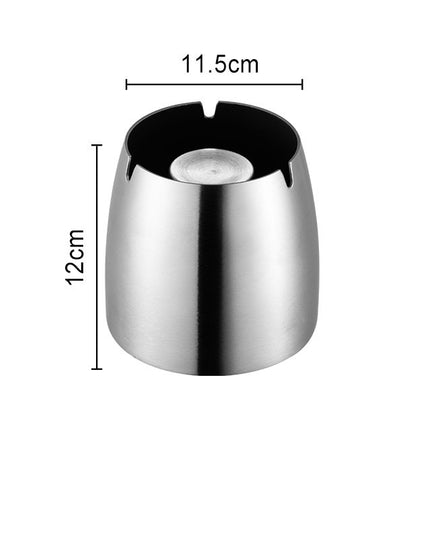 Stainless Steel Ashtray With Lid