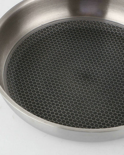 Stainless steel pan frying pan