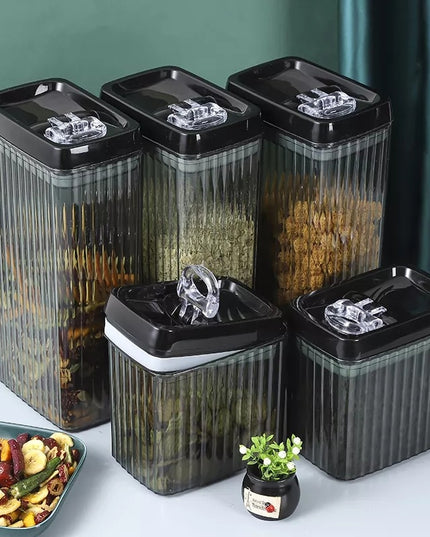 6PC Set Food Storage Kitchen Sealed Jar Set Containers With Lids