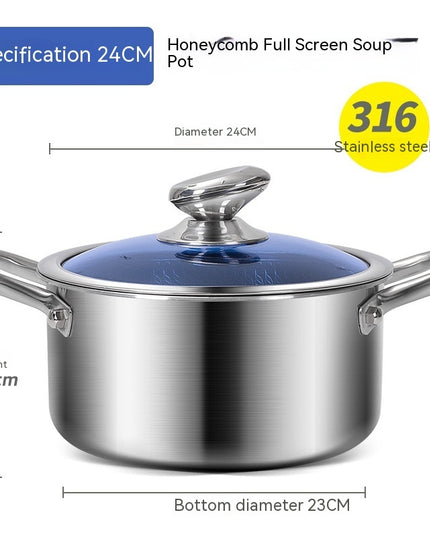 Stainless Steel Soup Pot Non-stick
