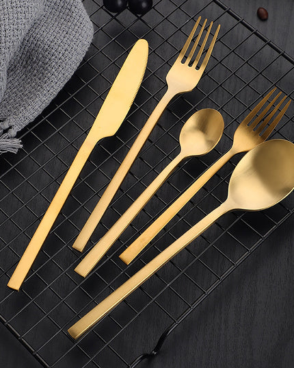 Stainless Steel Cutlery Set Matte Cutlery Thickened