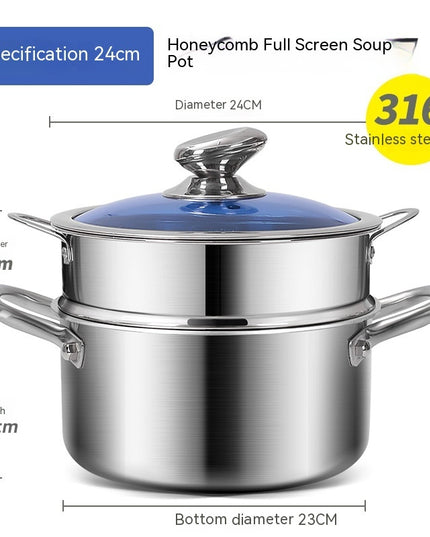 Stainless Steel Soup Pot Non-stick