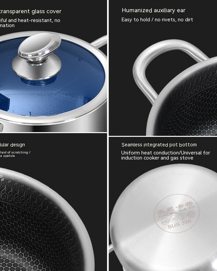 Stainless Steel Soup Pot Non-stick