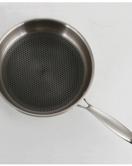 Stainless steel pan frying pan