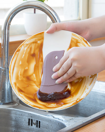 Cute Penguin Shape Baking Soft Blade Scraper Oil