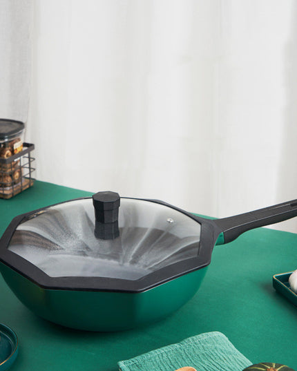 Star anise wok non-stick pan household pan wok gas stove