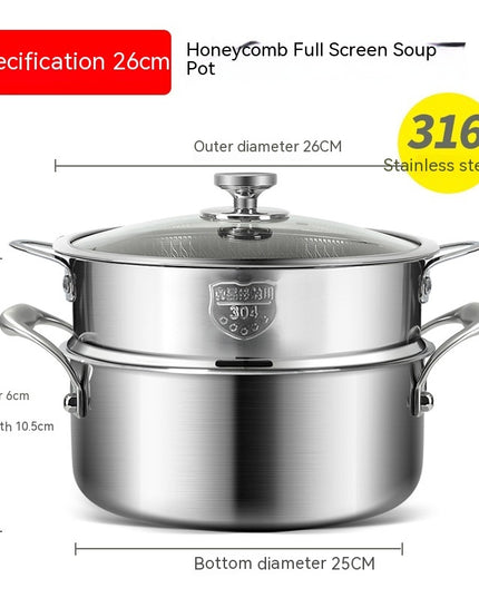 Stainless Steel Soup Pot Non-stick