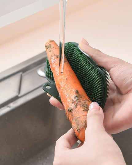multifunctional vegetable cleaning brush