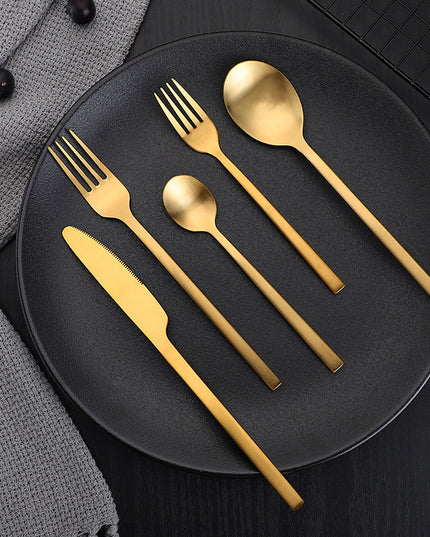 Stainless Steel Cutlery Set Matte Cutlery Thickened