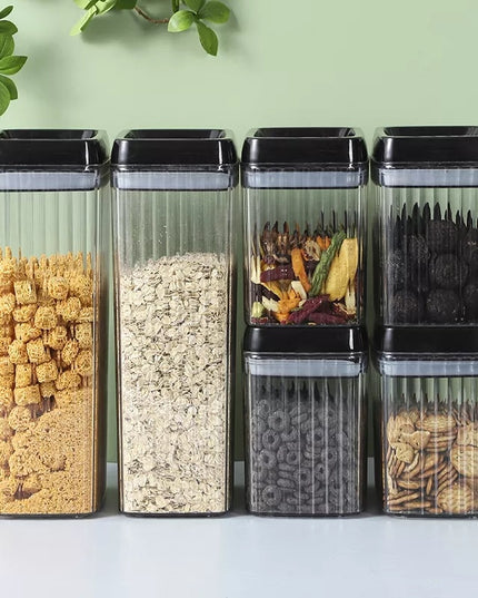 6PC Set Food Storage Kitchen Sealed Jar Set Containers With Lids