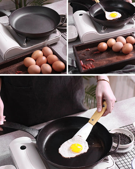 Thick cast iron pan