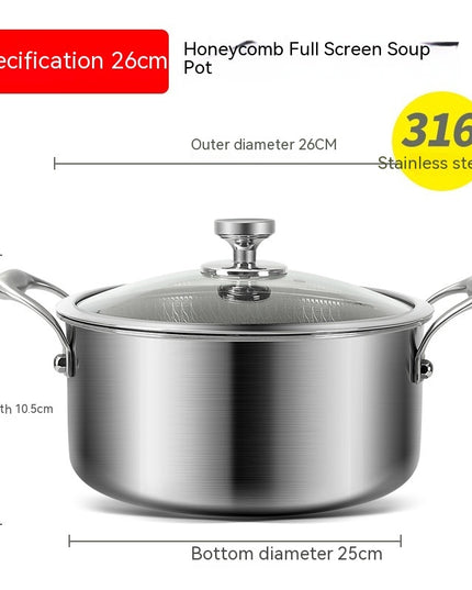 Stainless Steel Soup Pot Non-stick