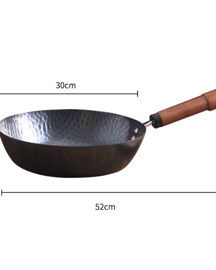 Non-stick Pan Uncoated General Purpose Flat-bottomed Wok