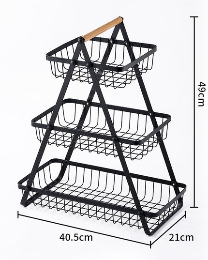 Kitchen Multi-functional Vegetable And Fruit Storage Rack