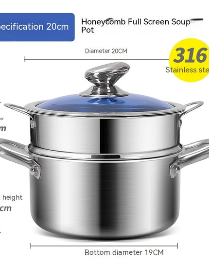 Stainless Steel Soup Pot Non-stick