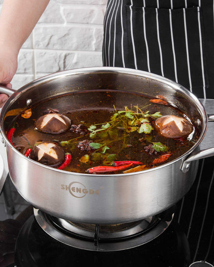Household Thickened Bottom Commercial Induction Cooker Soup Pot