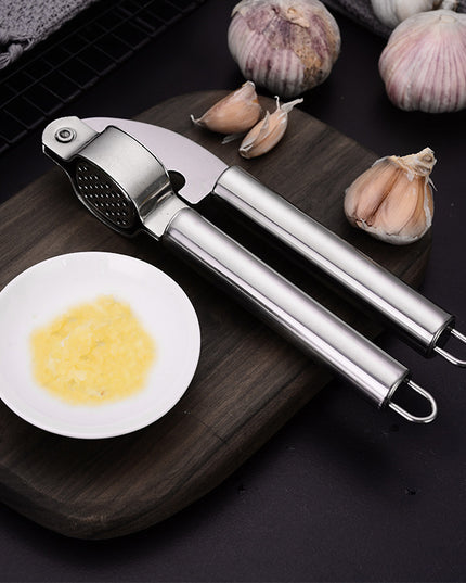 Stainless Steel Garlic Press Household Garlic Masher