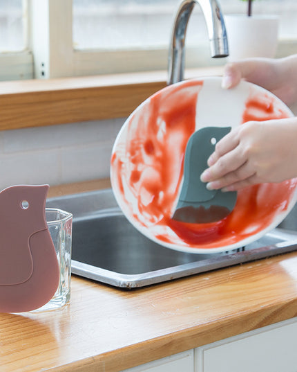 Cute Penguin Shape Baking Soft Blade Scraper Oil