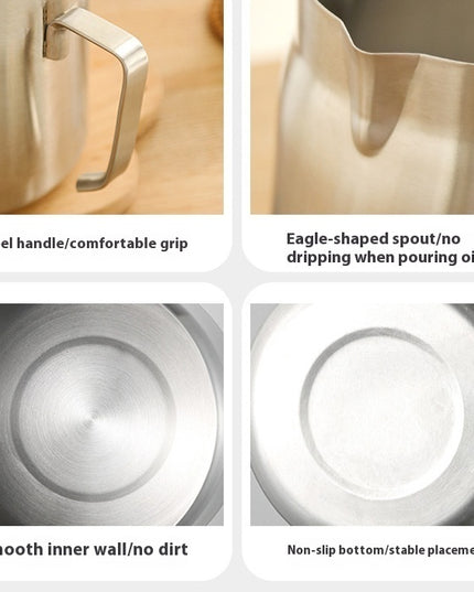 304 Stainless Steel Versatile Oil Filter Vessel Large Capacity With Filter Frying Basket Deep Fryer Separating Grease Separator