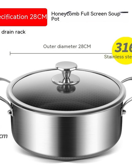 Stainless Steel Soup Pot Non-stick