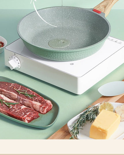 Medical Stone Flat Non-stick Pan Household Induction Cooker Universal