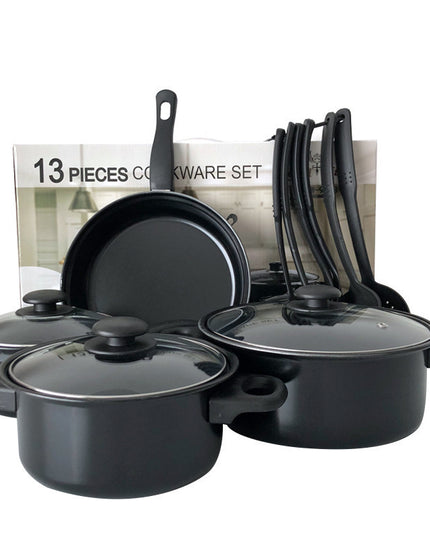 13-piece Suit Non-stick Pan Stockpot Frying Pan