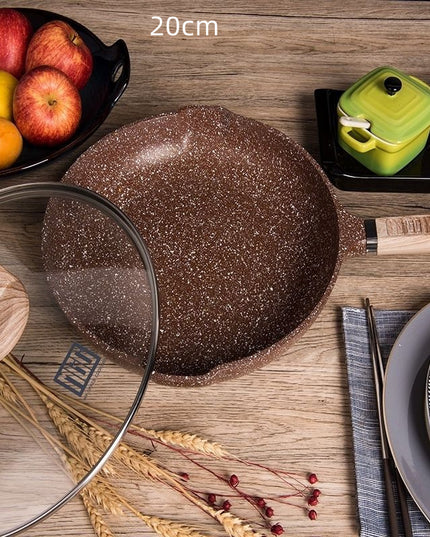 Induction Cooker Non Stick Medical Stone Frying Pan