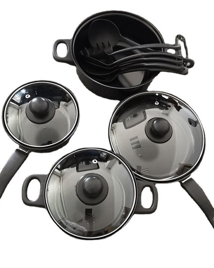 13-piece Suit Non-stick Pan Stockpot Frying Pan