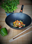 Carbon Steel Wok Pan – 30cm Asian Fusion Edition