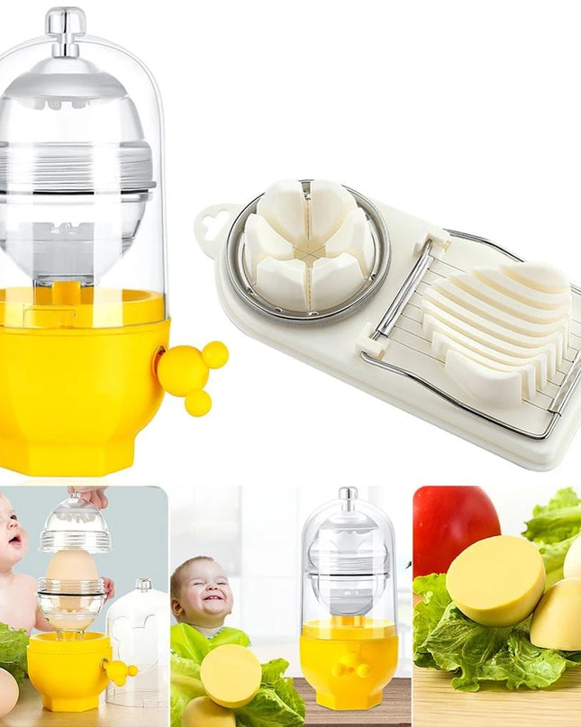 Eggs Mixing Maker Manual Blender Egg Stirring Golden Eggs P
