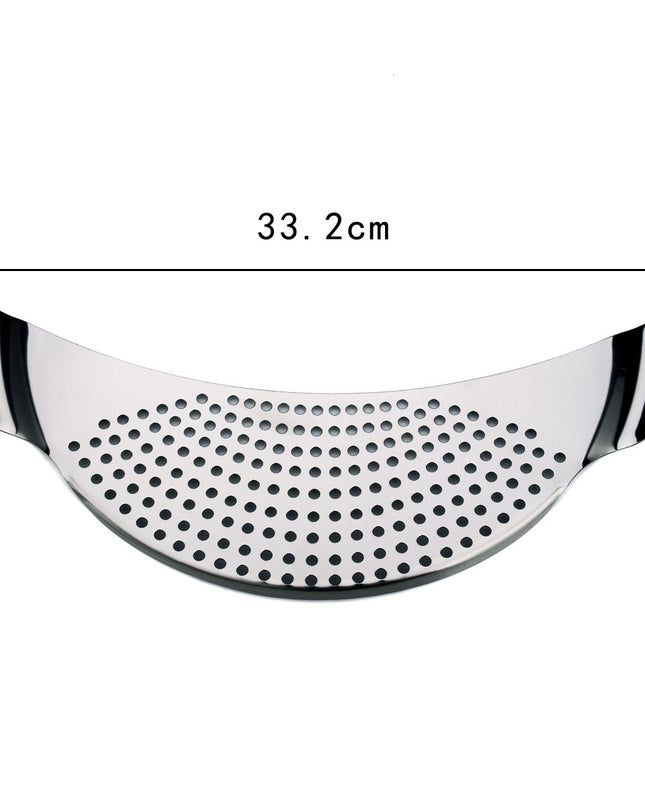 Stainless Steel Water Filter Drain Water Filter On The Side Of The Pot Creative Noodle Vegetable Pour Vegetable Filter Baffle Drain