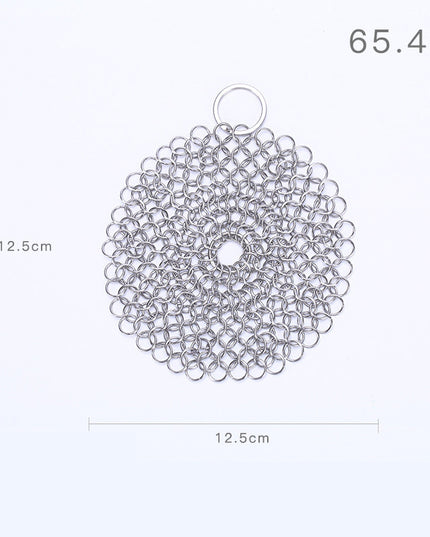316 Cast Iron Cleaner Kitchen Rust Pot Pans Cleaning Scrubber Steel Rust Remover Scraper Brush Kit Metal Cleaning Brush