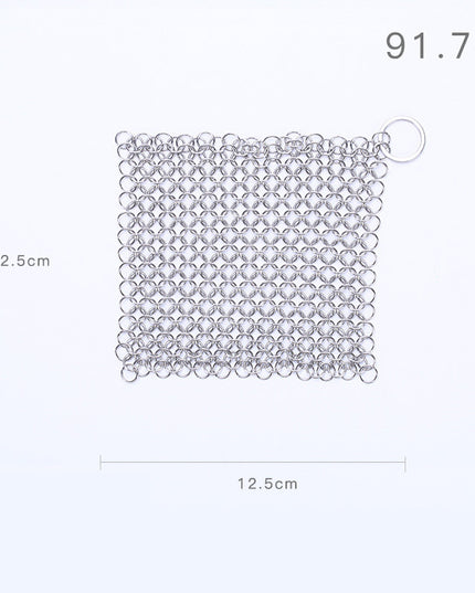 316 Cast Iron Cleaner Kitchen Rust Pot Pans Cleaning Scrubber Steel Rust Remover Scraper Brush Kit Metal Cleaning Brush