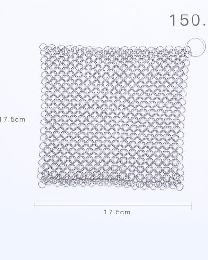 316 Cast Iron Cleaner Kitchen Rust Pot Pans Cleaning Scrubber Steel Rust Remover Scraper Brush Kit Metal Cleaning Brush