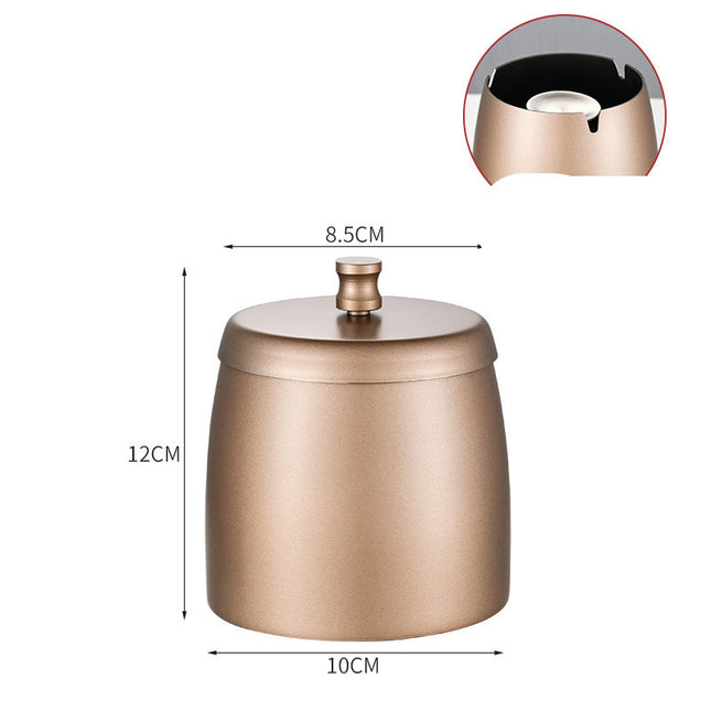 Stainless Steel Ashtray With Lid