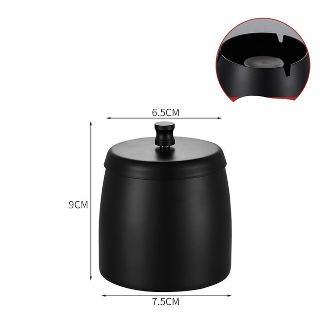 Stainless Steel Ashtray With Lid