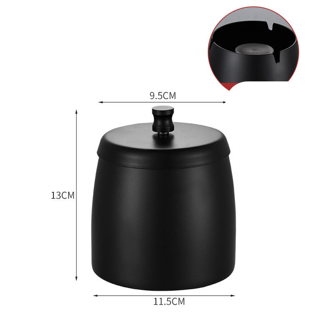 Stainless Steel Ashtray With Lid