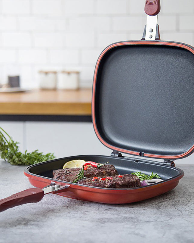Double Side Frying Pan Non-stick Flip Frying Pan
